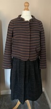 A Hoss Intropia Striped Jacket Size 38 (8-10)