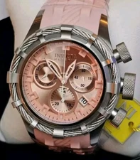 Invicta - BOLT - Reserve - Pink  Swiss Z60 Chronograph Sport Quartz - mens watch
