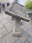 Vintage Massarelli’s Podium Pedistal Cement 40-1/2" × 26-1/4" x 16-3/4" — photo 2