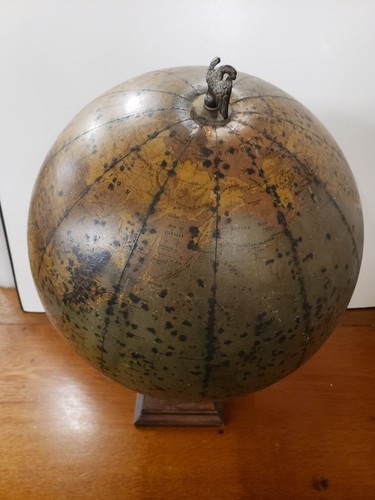 1920-22 Rand McNally 16" Globo politico fisico semplificato e indicizzato Aquila - Foto 5 di 16