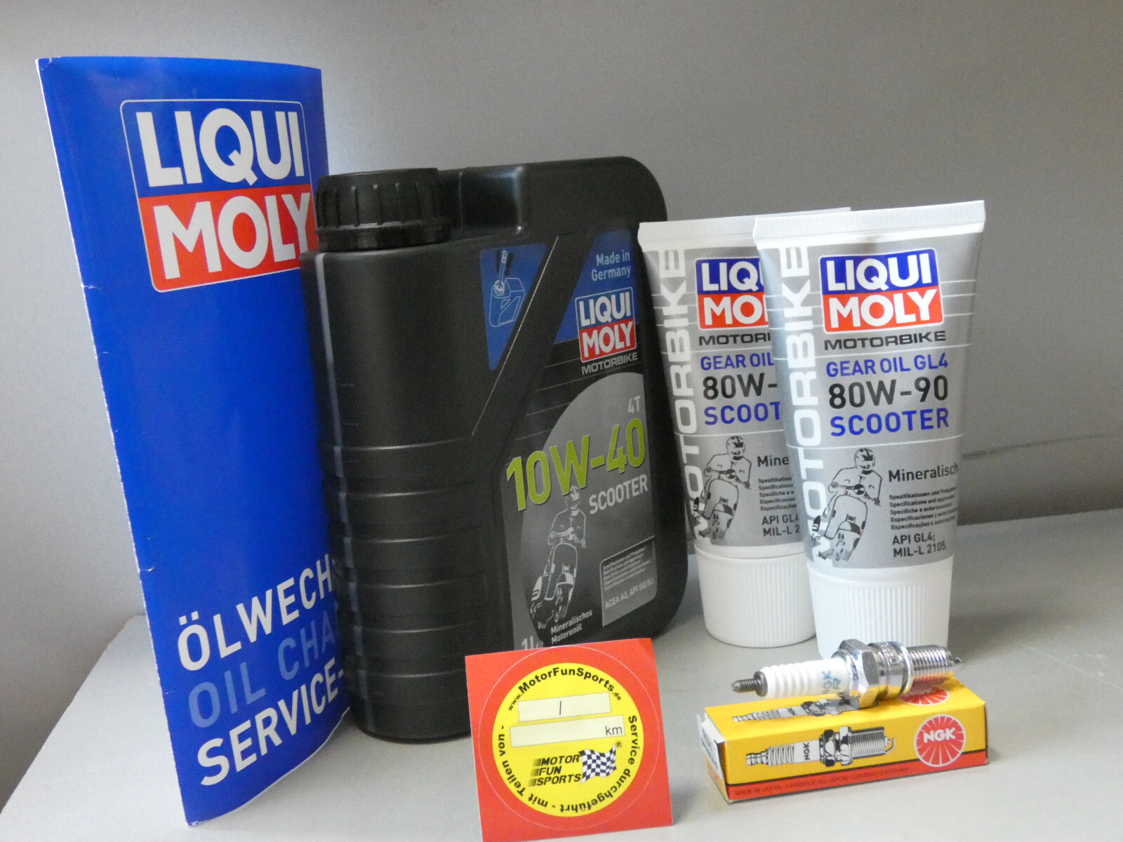 Maintenance Set Kymco Agility 300 Inspection Spark Plug Oil Service