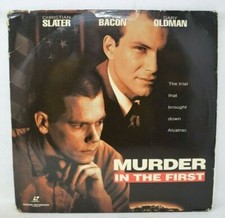 Murder In The First - 12" Laser Disc Christian Slater, Kevin Bacon 