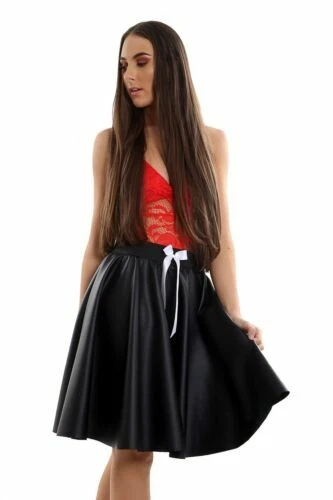 Flare Black Skirts for Women