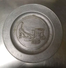 Bon Chef Augusta NJ Nautical Theme Pewter Plate 10 1/2" DIA.