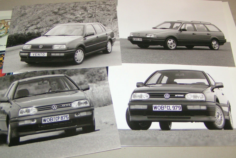 Pressemappe VW PKW Programm 1992 - Golf I Cabrio, Polo 86 C, Golf III, Passat - Bild 4 von 4