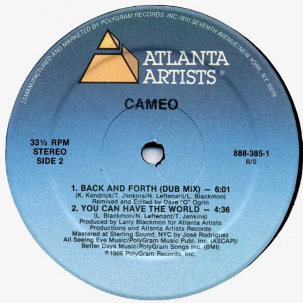 Cameo - Back And Forth (12