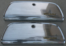 Thunderbird Ford Crhome Glove Box Door Cover Script Emblem 1958-1959 58-59