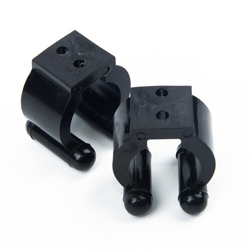 20 pz clip supporto canna da pesca gomma nera - Foto 16 di 21