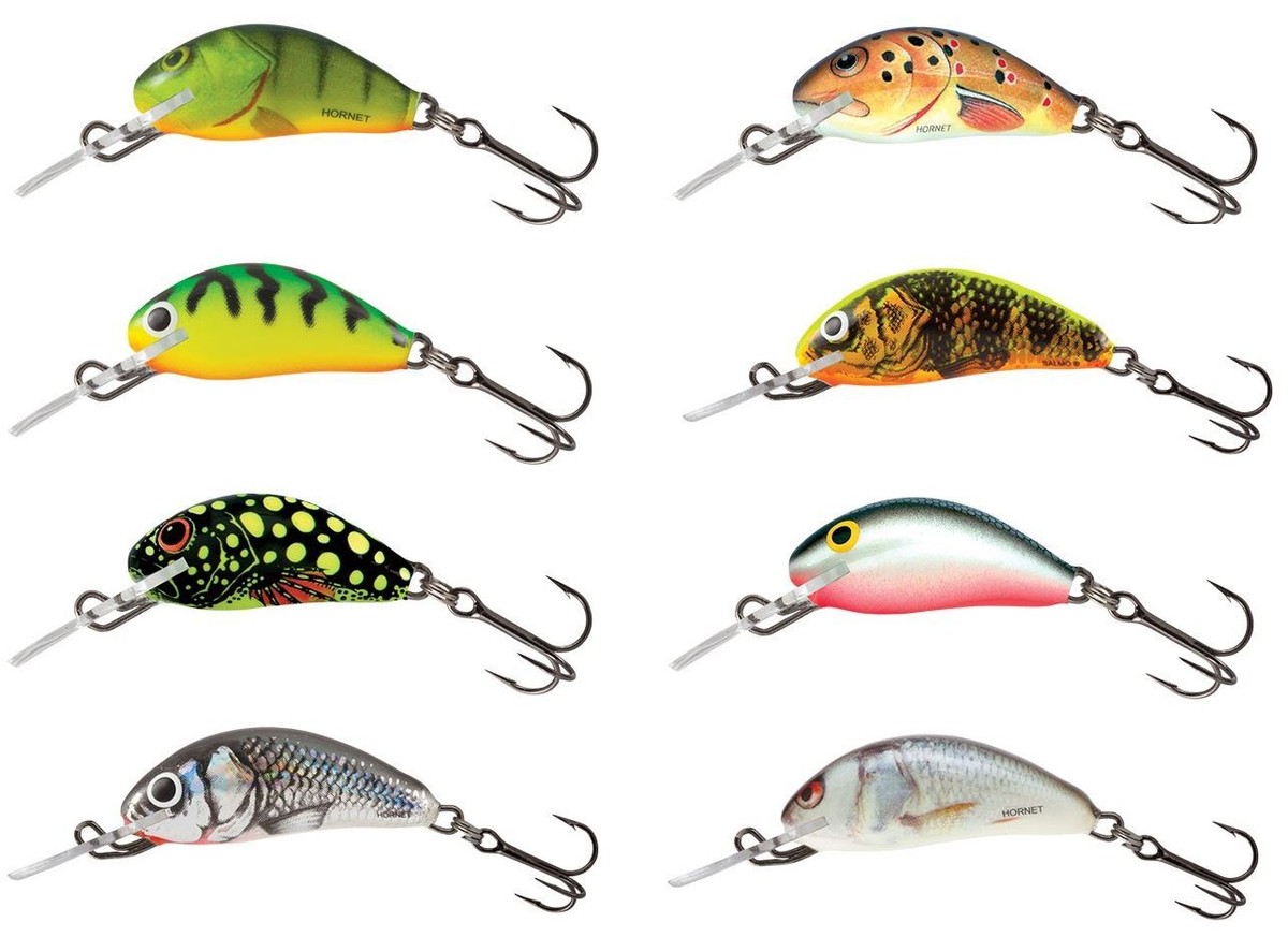 Señuelo De Pesca Salmo Hornet - 2.5 Cm Y 3.5 Cm, Ideal Para Perch, Pike Y Más