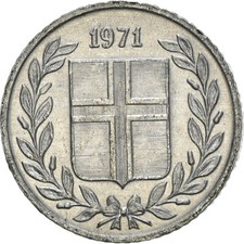 #935111 M&uuml;nze, Iceland, 10 Aurar, 1971