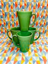 NEW set of 4 FIESTA bistro LATTE MUG 18 oz MEADOW GREEN FIESTAWARE free ship