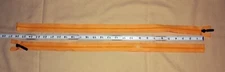 Zipper 27 inch Molded Plastic Separating ~ yellow ~ Jacket Zipper LOt of 2