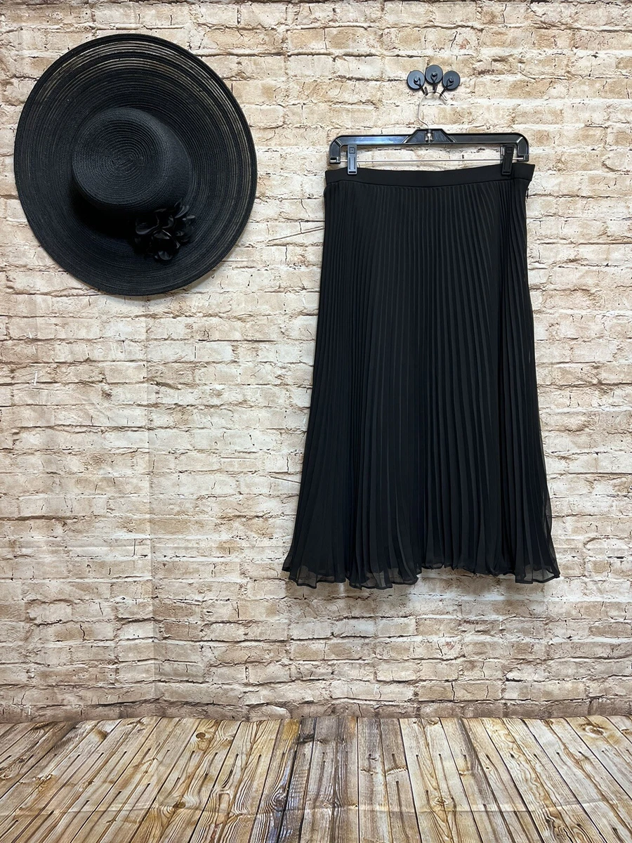 Polo Ralph Lauren Sheer Accordion Pleated Skirt Women’s 6