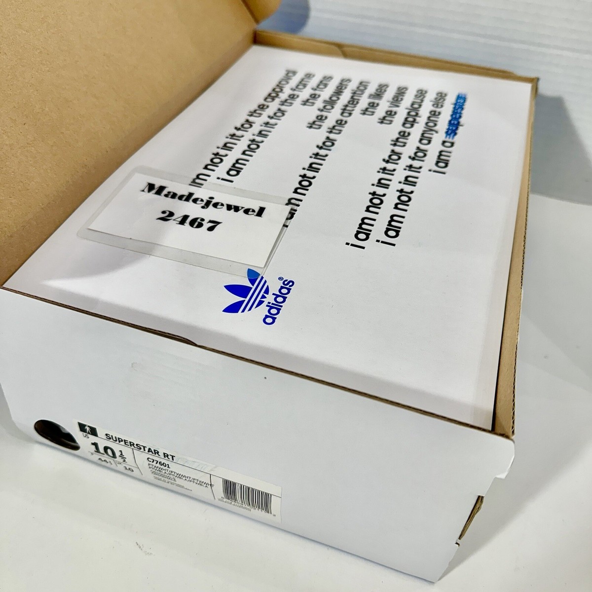 Adidas RYR Kareem Campbell Superstar RT Sz New DS 2015