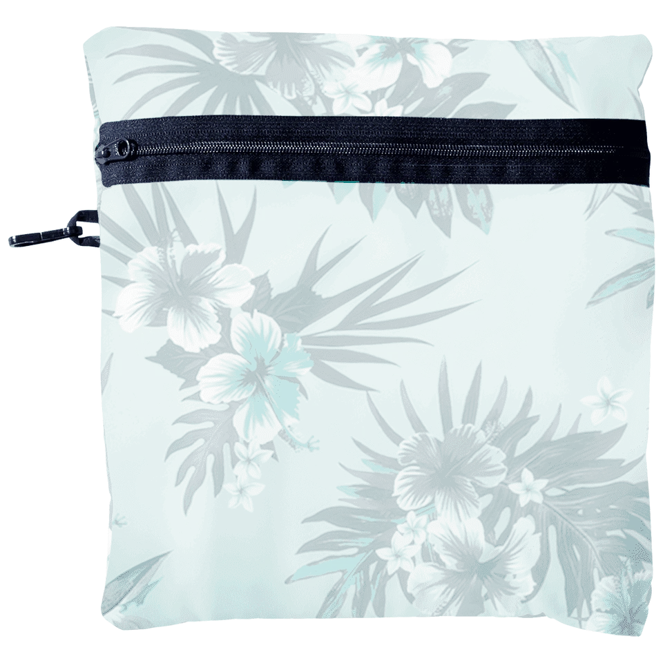 Jack Wolfskin Tuch Tropical Scarf Blanket grün mit Blumenprint One Size NEU - Bild 2 von 2