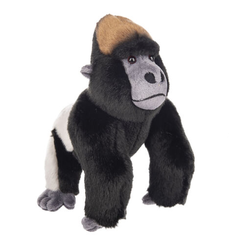 "Animal de peluche gorila espalda plateada Ganz Heritage Collection, 10" - Imagen 1 de 1
