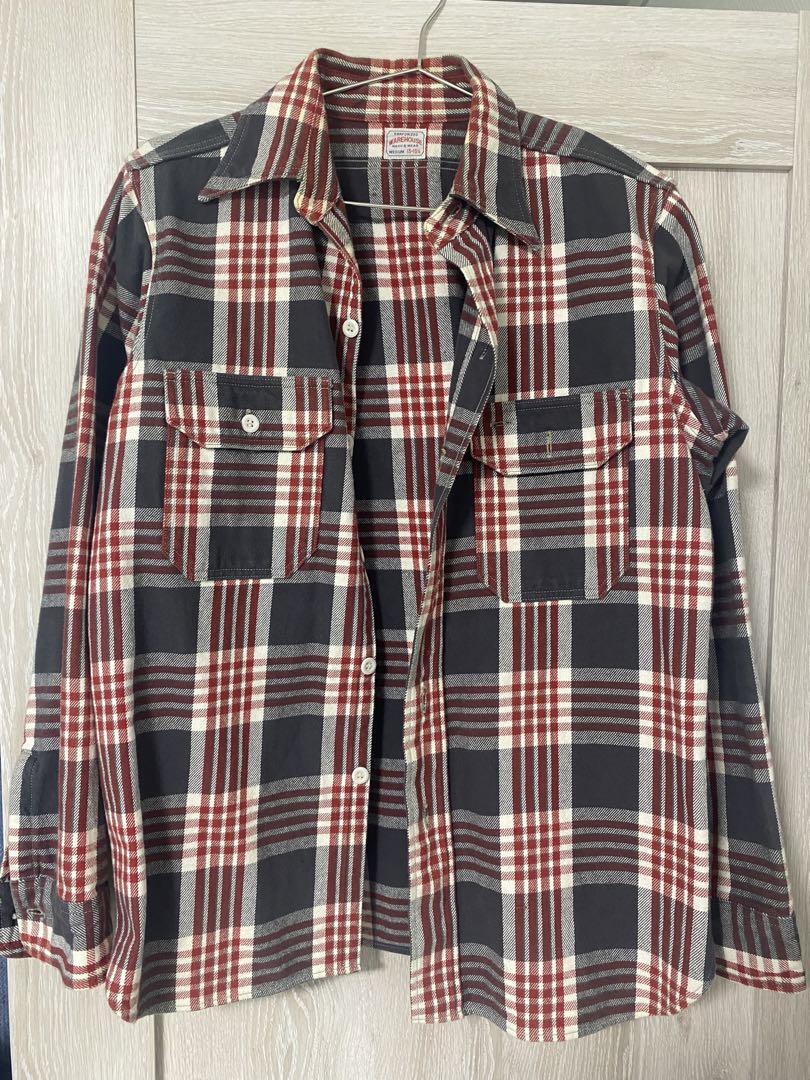 Warehouse Heavy Flannel Shirt Check Size M Used From Japan | eBay