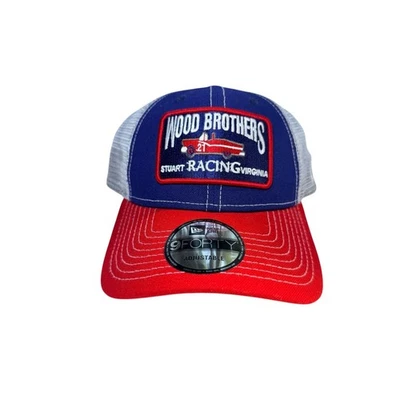 New Era Wood Brothers Racing #21 Stuart Virginia 9FORTY Trucker Hat - Image 1 of 4