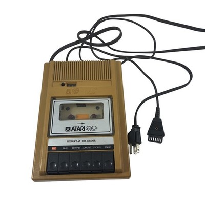 Atari 410 Program Recorder Data Cassette Player for 400 800 Computers UNTESTED