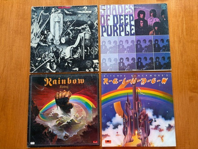Deep Purple + Ritchie Blackmore LPs