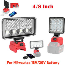 60w90w Led Work Light For Milwaukee M18 18v Battery Wusb Cordless Outdoor 60w90w Led Work Light For Milwaukee M18 18v Battery Wusb Cordless Outdoor