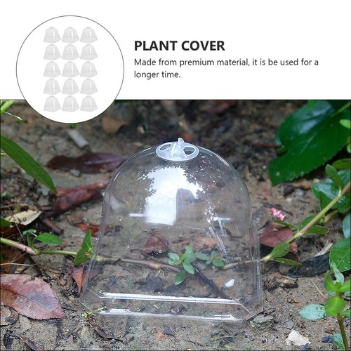 15PCS clear plastic dome Plastic Bell Cloche Garden Cloche Plant Dome Plastic - Picture 12 of 12