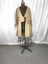 antique coat tan black high style for study Edwardian bust 36 original 1880