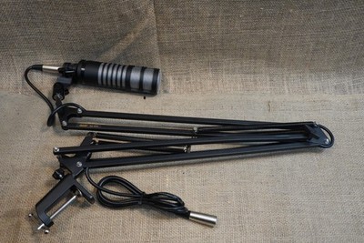 512 AUDIO Limelight Dynamic Vocal XLR Microphone W/ Swivel Mount Boom Arm