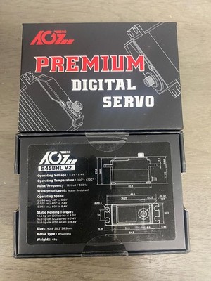 AGF B45BHL High Torque Fast Speed Low profile Digital Coreless Servo (B45BHL V2)