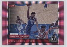 2021-22 Panini Donruss Franchise Features Holo Pink Laser Joel Embiid #8 oh4