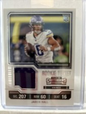 2023 Panini Contenders - Rookie Ticket Swatches Jaren Hall #TS16 (MEM, RC)