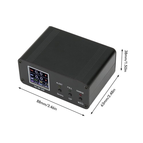 Digital Power Standing Wave Meter 240X240 Full Color Lcd Display 1.8‑54Mhz SPC - Zdjęcie 3 z 12