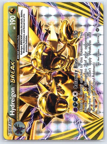 HYDREIGON BREAK 87/114 BREAK STEAM SIEGE POKEMON HOLO NM/M