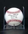 Willie Mays Signed Baseball With Inscriptions with Say Hey Hologram