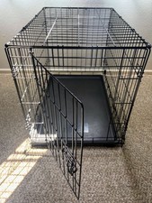 Foldable Metal Wire Pet Crate 30" S/M Dog Size by You Me
