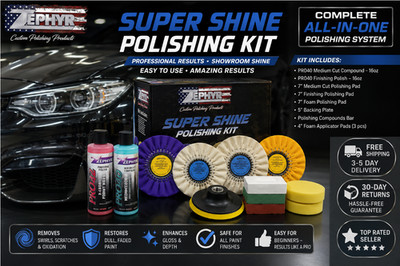 NEW Zephyr Super Shine Polishing Kit Complete All-in-One System Free Shipping
