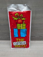 2025 McDonald s Red Grinch Socks Christmas Adult Happy Meal Max Cindy Lou