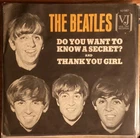 The Beatles Vee-Jay VJ 587 Do You Want To Know  1964 45 rpm 7” PS Picture Sleeve