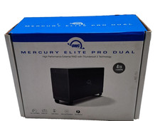 OWC Elite Pro Dual 4TB Thunderbolt/USB 3 external HDD with Power adapter/18hrs