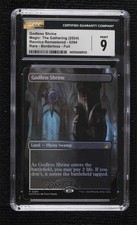 Borderless - Godless Shrine Foil Magic: Ravnica Remastered RVR CGC 9 Mint