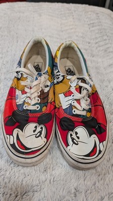 Vans X Disney Old Skool Shoes Scrapbook Multi Sneaker Men Sz 9.5 Womens 11