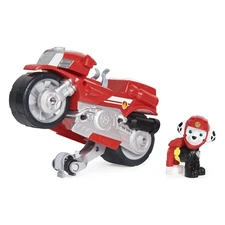 Paw Patrol, Moto Pups Marshall’s Deluxe Pull Back Motorcycle Vehicle with