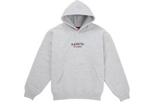 Supreme Classic Logo Shop Hooded Sweatshirt (Los Angels) Heather Grey