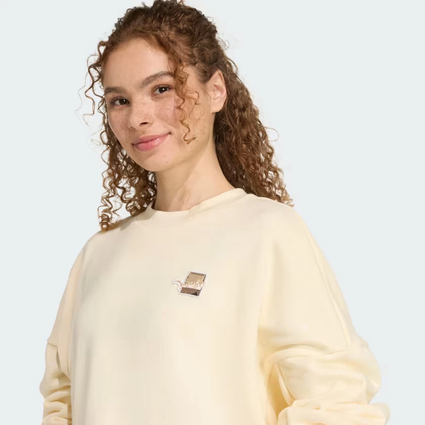adidas women Cat Patch Graphic Sweatshirt - Image 4 of 4