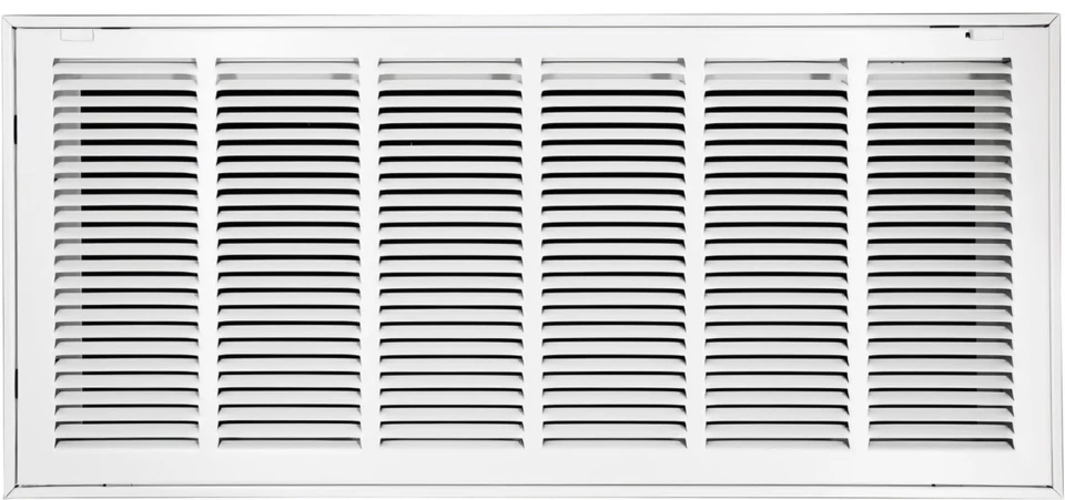 Rejilla de filtro de aire de retorno de acero de 30" W x 12" H [tamaño de apertura del conducto] - extraíble... Foto 2 de 4