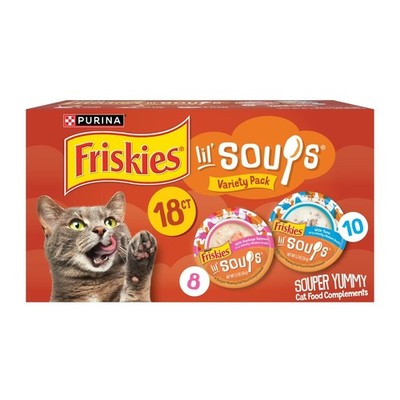 Lil' Soups Salmon and Tuna for Cats Variety Pack