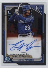 2024 Bowman Chrome Prospect Auto Erick Torres #CPA-ET Auto 5d5