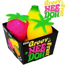 NeeDoh Schylling Fruit Stress Ball Elastic So...