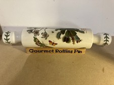 Vintage Portmeirion Botanic Garden Ceramic Rolling Pin Venus Flytrap Design
