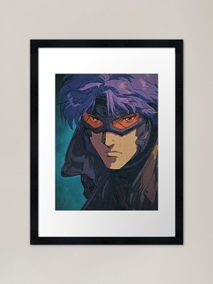 Sci?Fi Anime - Timeless Space Journal gerahmtes Wandbild Poster Leinwanddruck Bild